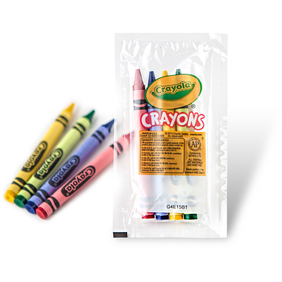 Crayola Set of Four Regular Size Crayons in Pouch